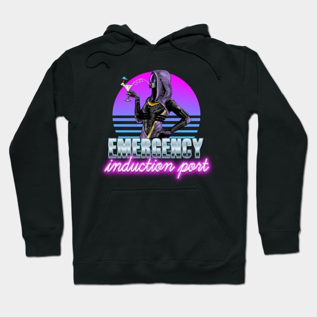 Emergency Induction Port Hoodie by aparttimeturtle